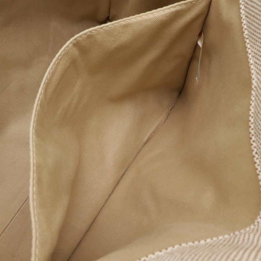 Chloe クロエ Woody ウッディ ミディアム トートバッグ ショルダーバッグ リネンキャンバス レザー ベージュ ブラウン CHC21VS383E66 | Chloe | 06