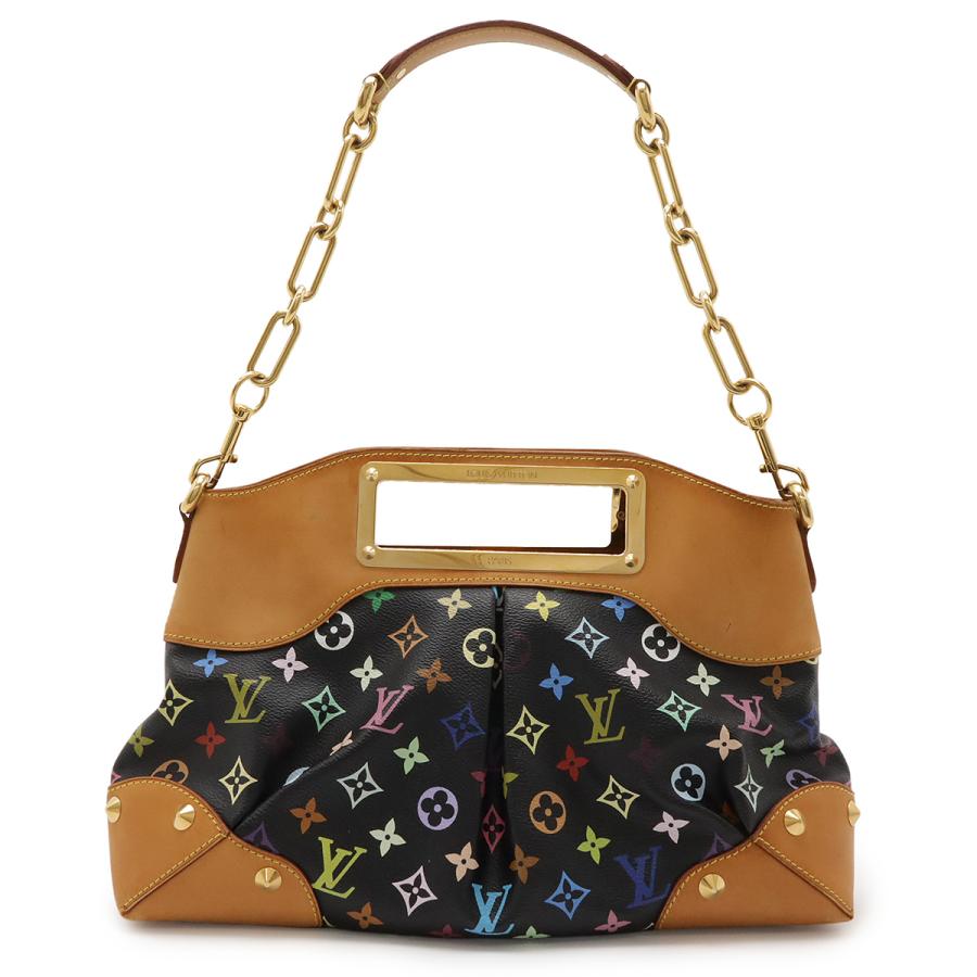 LOUIS VUITTON ルイ ヴィトン モノグラムマルチカラー ジュディMM ハンドバッグ 2WAY ショルダーバッグ 肩掛け ノワール 黒 ブラック M40256 LOUIS VUITTON（ルイ・ヴィトン） ルイ ヴィトン モノグラムマルチ