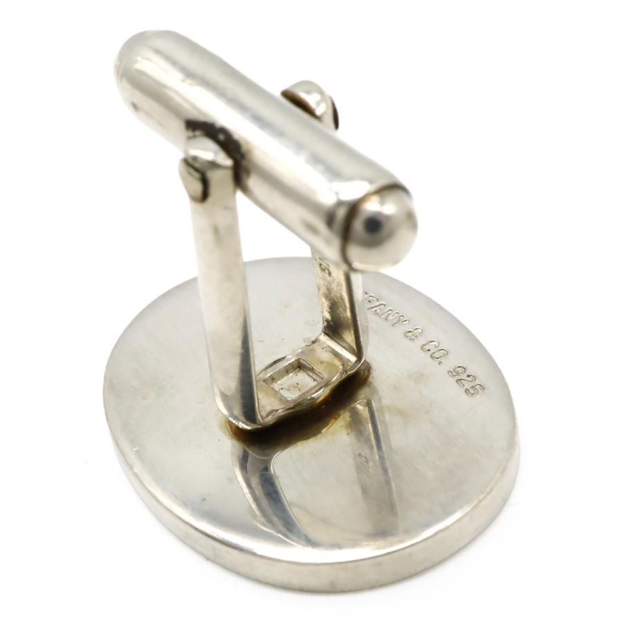 Tiffany & Co. オーバル　カフリンクス　ボタン　シルバー TIFFANY&Co.（ティファニー） オーバル カフスボタン カフリンクス