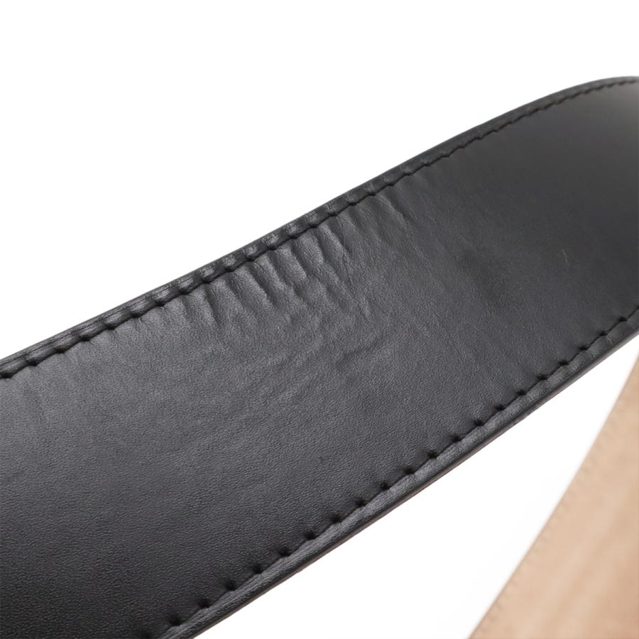 LOUIS VUITTON ルイ ヴィトン サンチュール ジーンズ ベルト レザー ブラック 黒 メンズ シルバー金具 #90 M6812U | LOUIS VUITTON | 04