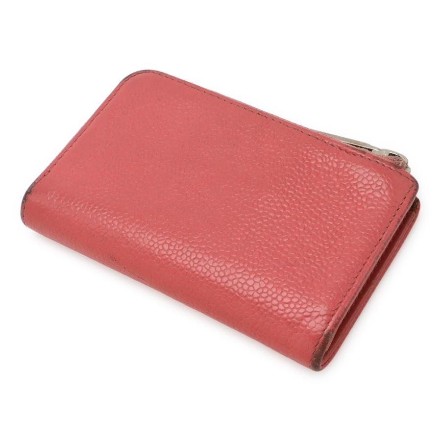 CHANEL シャネル ココマーク コインケース 小銭入れ コインパース L字ファスナー キャビアスキン レザー ピンク シルバー金具 キーリング付 A68885 | CHANEL | 01