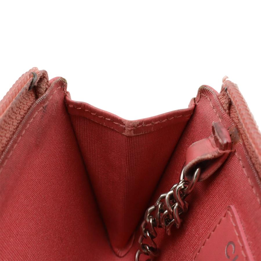 CHANEL シャネル ココマーク コインケース 小銭入れ コインパース L字ファスナー キャビアスキン レザー ピンク シルバー金具 キーリング付 A68885 | CHANEL | 06