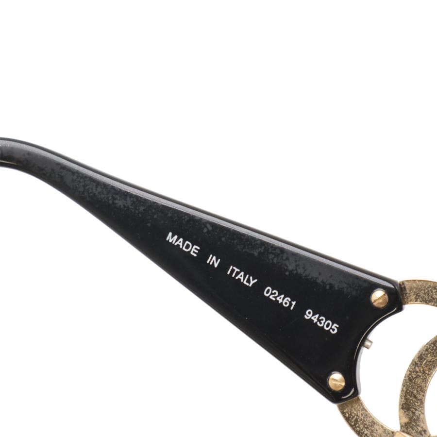 CHANEL シャネル ココマーク サングラス アイウェア シニアグラス 老眼鏡 度入り ブルースモーク ブラック 黒 ゴールド金具 02461 | CHANEL | 06