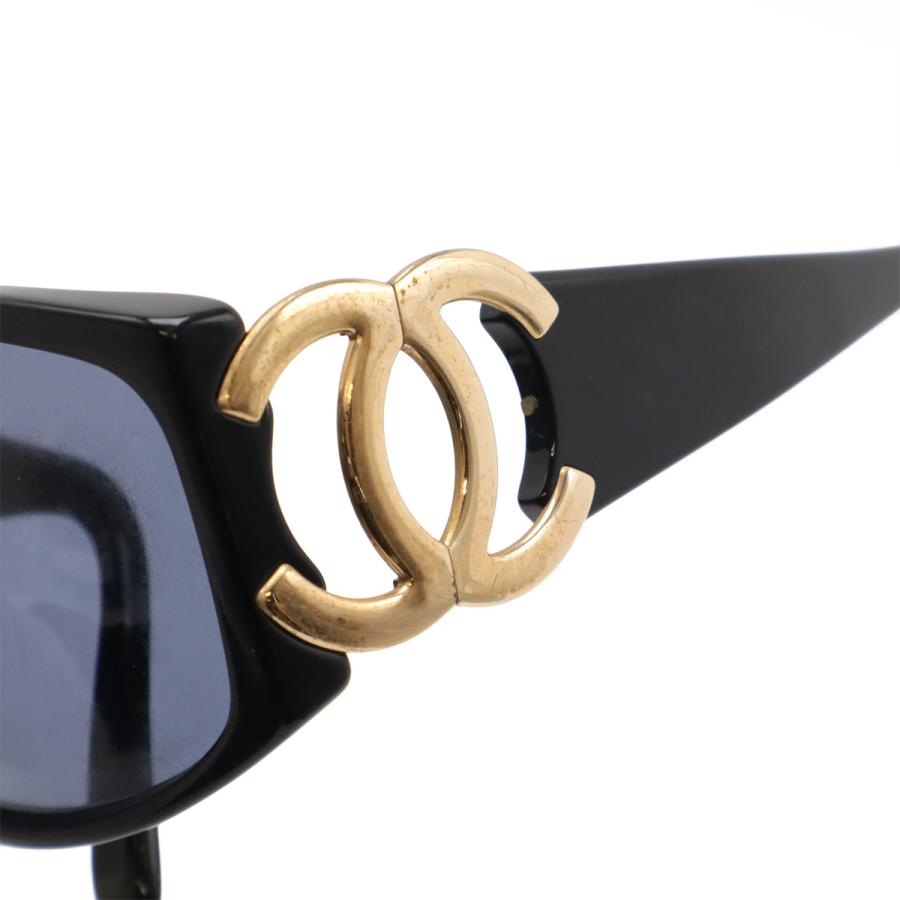 CHANEL シャネル ココマーク サングラス ブルースモーク ブラック 黒 ゴールド金具 02461 | CHANEL | 07