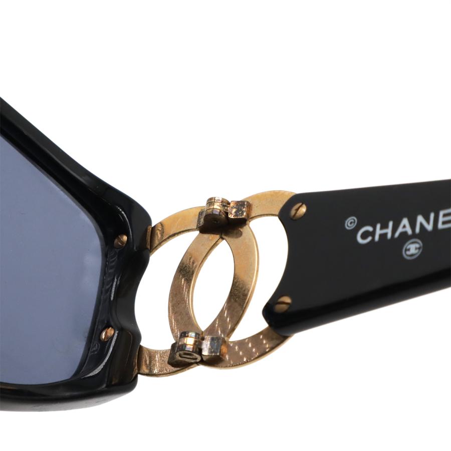 CHANEL シャネル ココマーク サングラス ブルースモーク ブラック 黒 ゴールド金具 02461 | CHANEL | 08