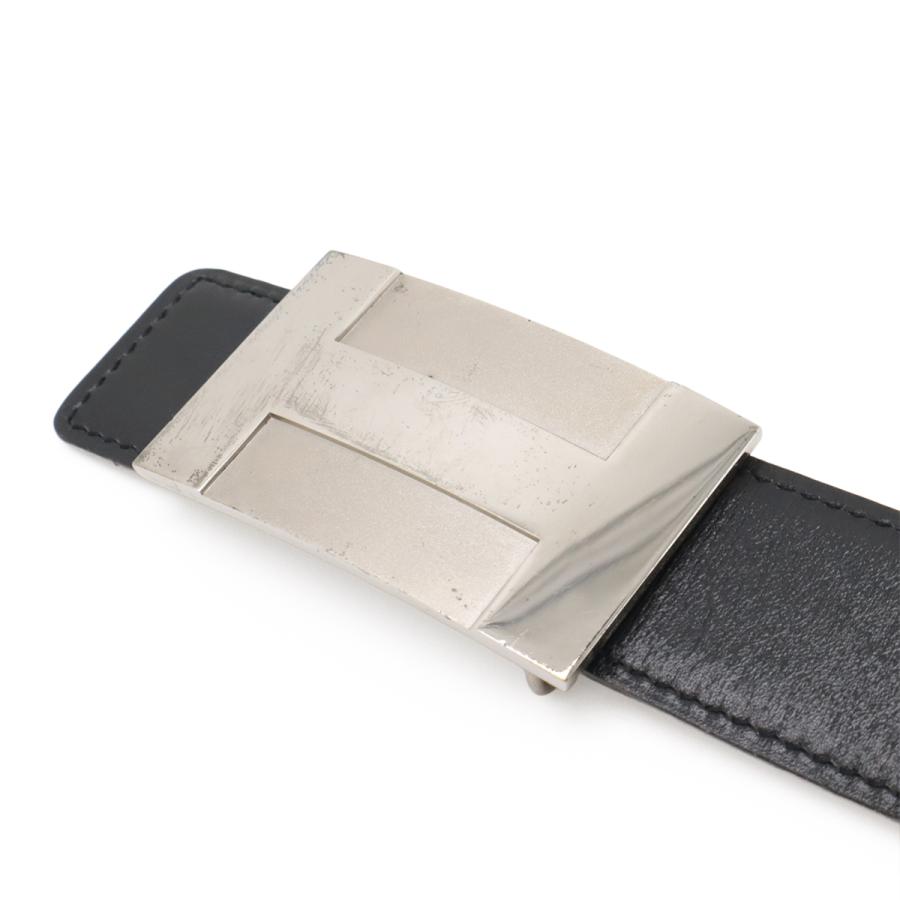 HERMES エルメス Hプレート ベルト リバーシブル ボックスカーフ BOXカーフ トゴ レザー ブラック 黒 ブラウン 茶 シルバー金具 #80 | HERMES | 02