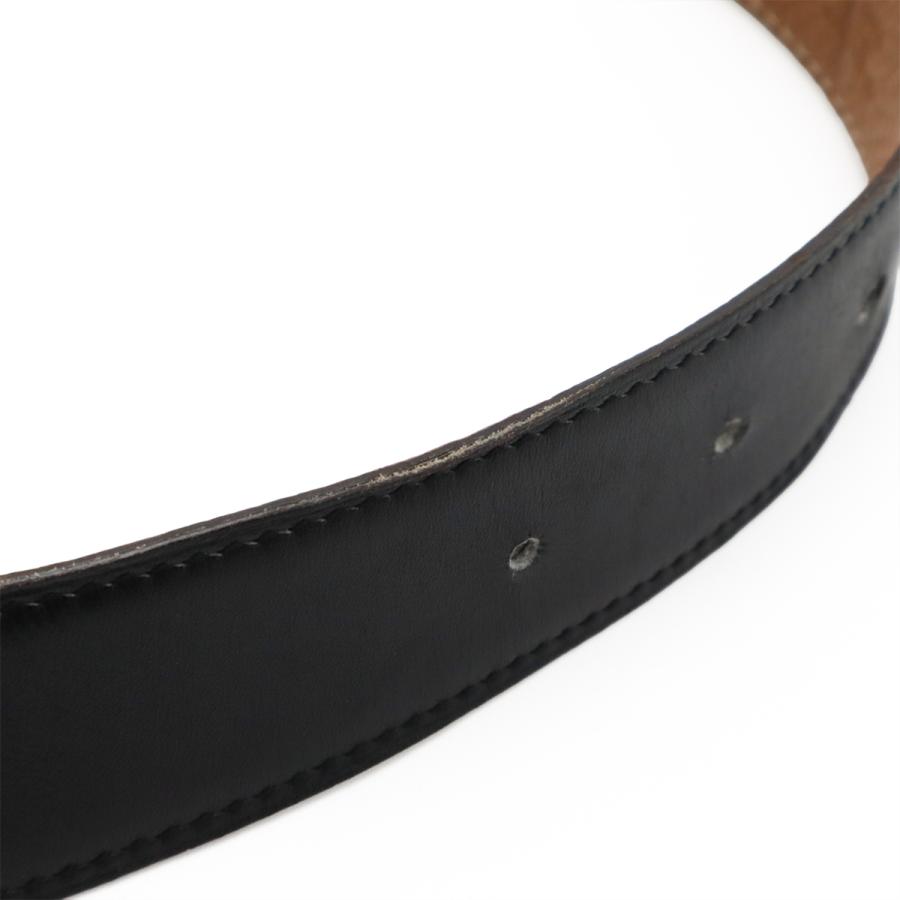 HERMES エルメス Hプレート ベルト リバーシブル ボックスカーフ BOXカーフ トゴ レザー ブラック 黒 ブラウン 茶 シルバー金具 #80 | HERMES | 05