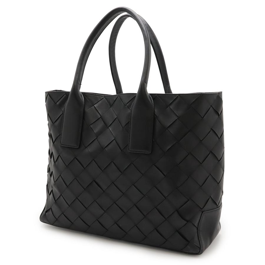 BOTTEGA VENETA ボッテガ ヴェネタ ボッテガベネタ マキシイントレチャート トートバッグ ショルダーバッグ レザー ブラック 黒 | BOTTEGA VENETA | 01