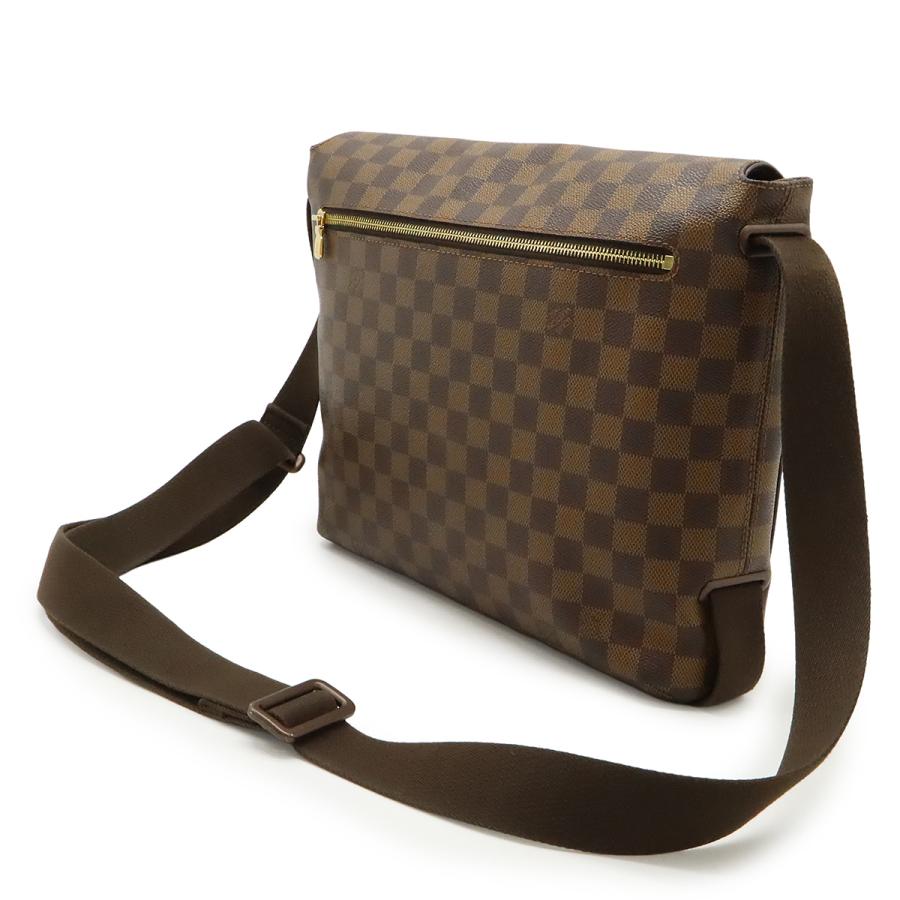 【良品】ルイヴィトン ダミエ エベヌ ブルックリンMM ショルダーバッグ LOUIS VUITTON（ルイ・ヴィトン） ルイ ヴィトン ダミエ ブルックリン