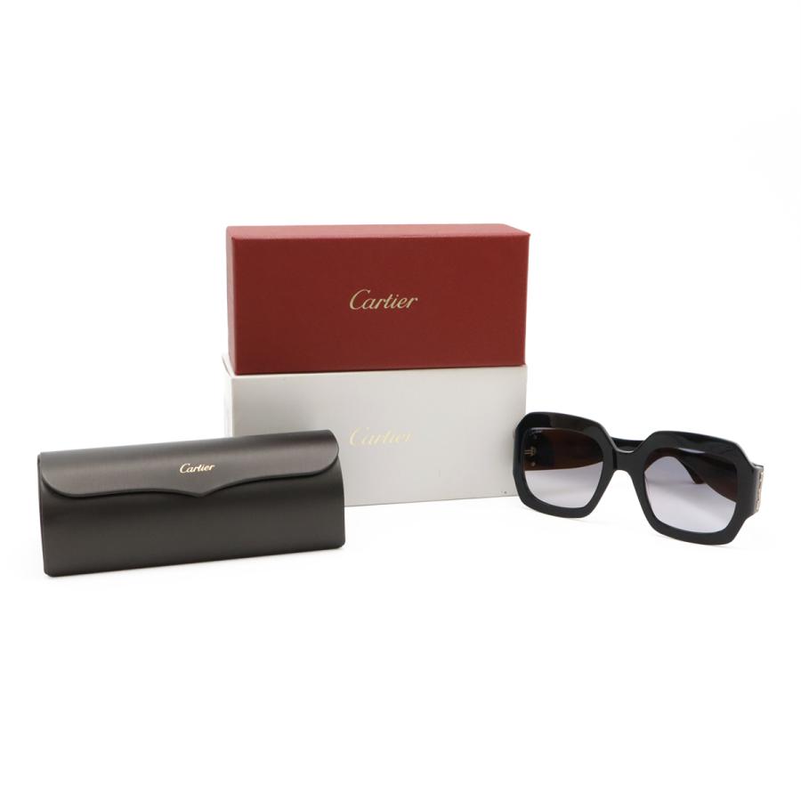 Cartier カルティエ デコール C ドゥ カルティエ サングラス アイウェア レクタングルシェイプ スクエア スモークグラデーション | Cartier | 06