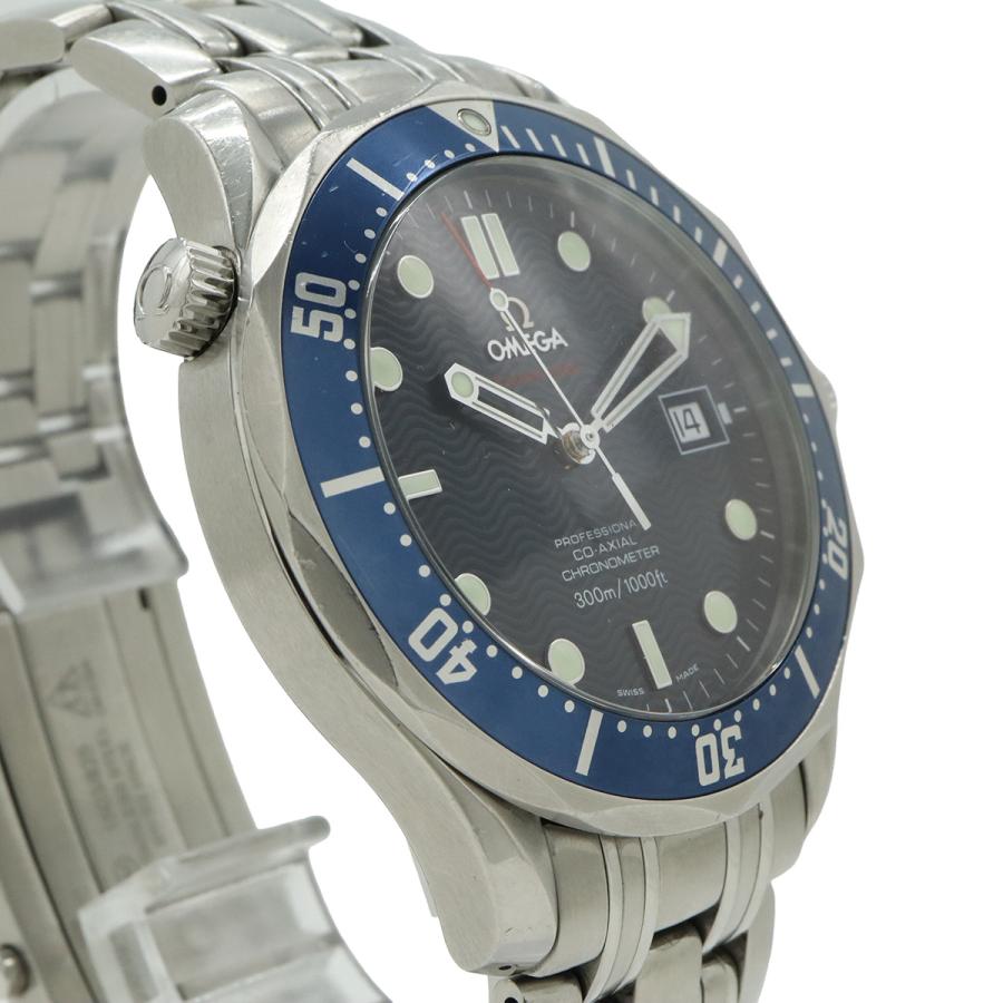 OMEGA オメガ シーマスター  コーアクシャル クロノメーター 300m防水 ブルー文字盤 メンズ AT オートマ 腕時計 2220.80 | OMEGA | 04