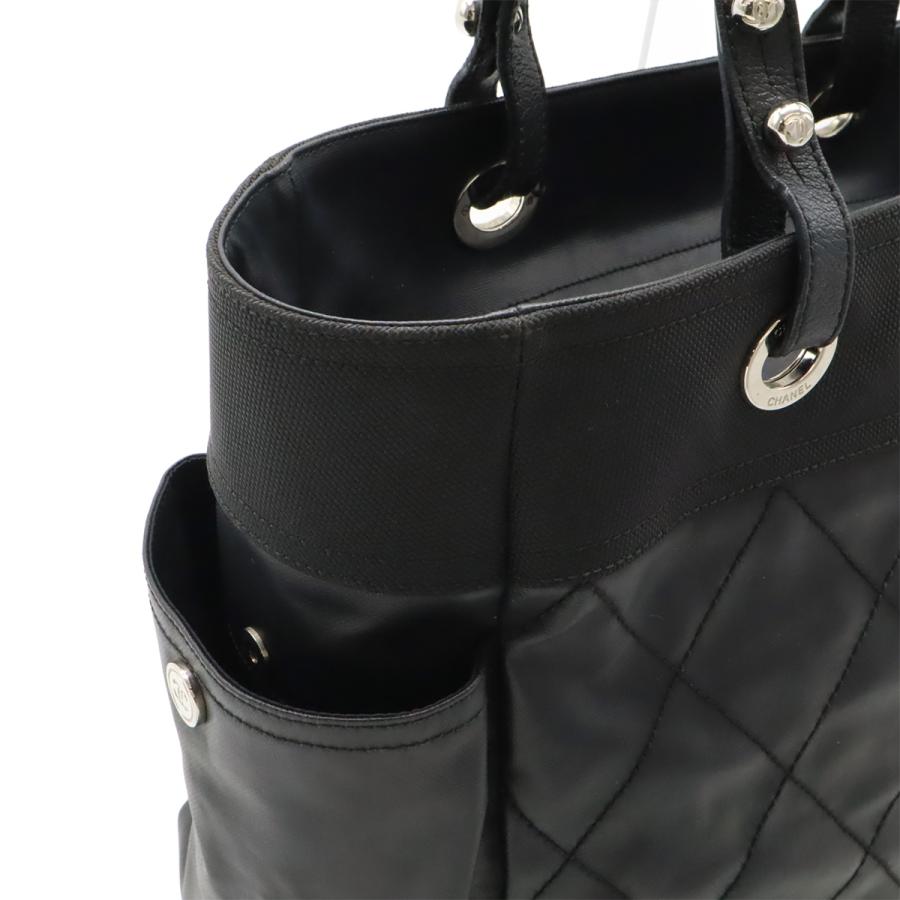 シャネル パリビアリッツGM キルティング 肩掛け ココマーク ブラック トート CHANEL（シャネル） パリビアリッツ トートGM トートバッグ ショルダー