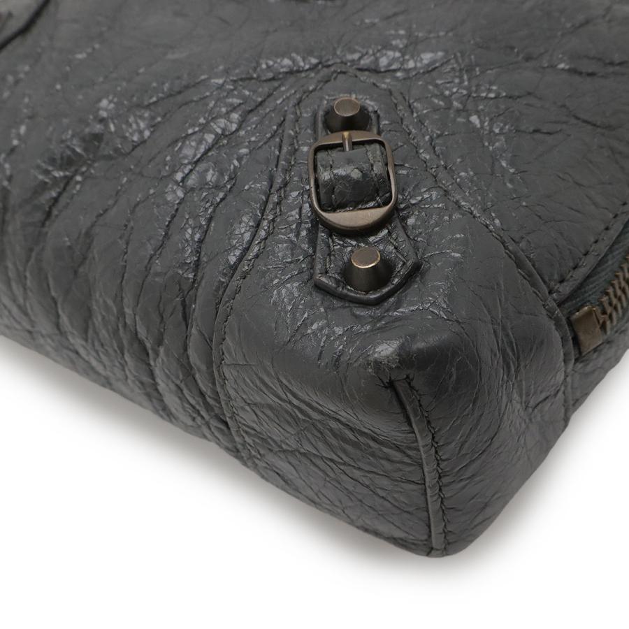 BALENCIAGA バレンシアガ クラシック レポーター XS ショルダーバッグ セミショルダー 斜め掛け レザー グレー 488795 | BALENCIAGA | 02