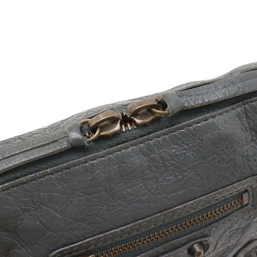 BALENCIAGA バレンシアガ クラシック レポーター XS ショルダーバッグ セミショルダー 斜め掛け レザー グレー 488795 | BALENCIAGA | 03