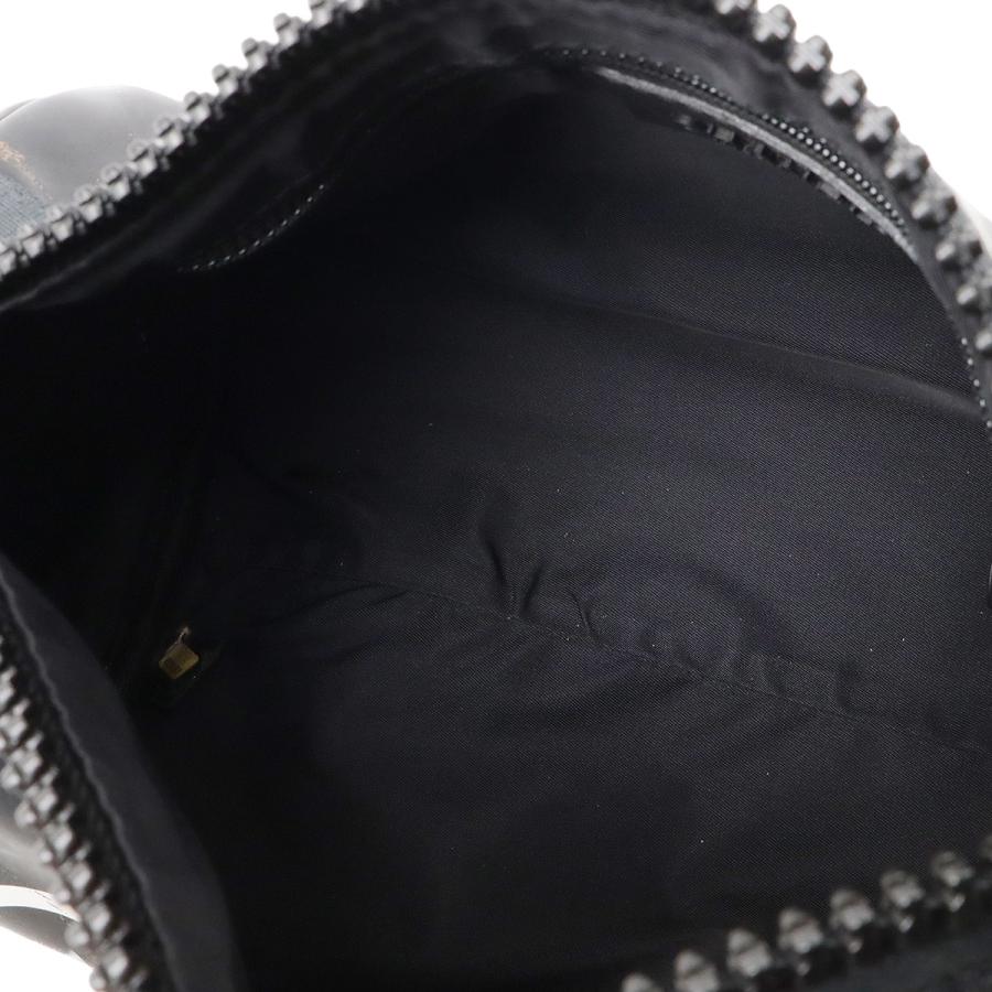 CHANEL シャネル スポーツライン ロゴ ココマーク ショルダーバッグ ワンショルダー セミショルダー ミニバッグ 筒形 ラバー ブラック 黒 A28561 | CHANEL | 06