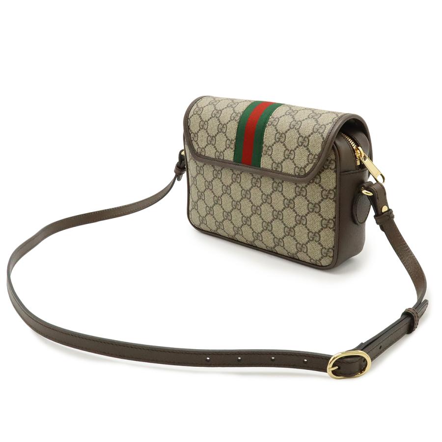 GUCCI グッチ オフィディア GGスプリーム スモール ショルダーバッグ ウェブストライプストラップ 2WAY クラッチバッグ PVC ベージュ | GUCCI | 01
