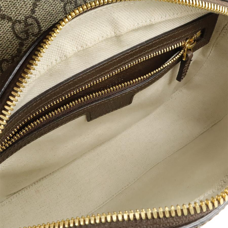 GUCCI グッチ オフィディア GGスプリーム スモール ショルダーバッグ ウェブストライプストラップ 2WAY クラッチバッグ PVC ベージュ | GUCCI | 05