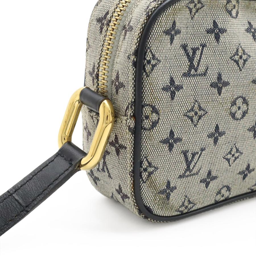 LOUIS VUITTON ルイ ヴィトン モノグラムミニ ジュリエット ショルダーバッグ ポシェット 斜め掛け キャンバス レザー ブルー ネイビー M92217 LOUIS VUITTON（ルイ・ヴィトン） ルイ ヴィトン モノグラムミニ