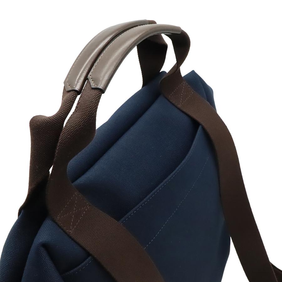 HERMES エルメス グルーム サック ド パンサージュ バッグパック リュックサック キャンバス レザー ネイビー 紺 ダークブラウン | HERMES | 03