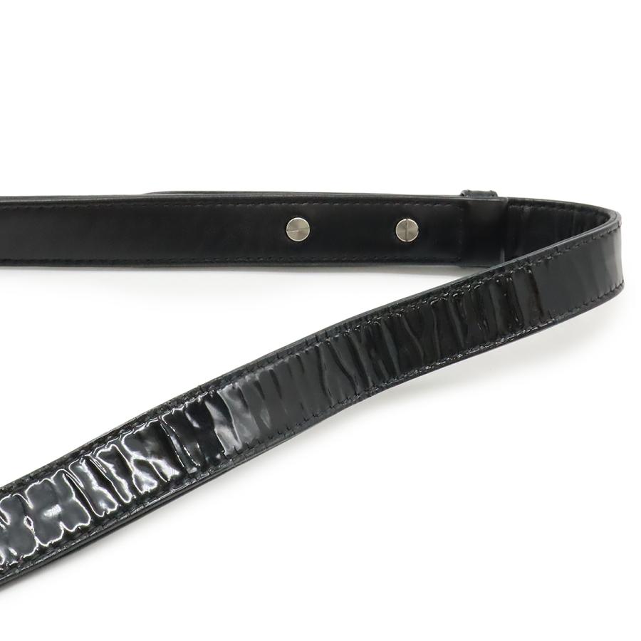 CHANEL シャネル ボーイシャネル マトラッセ ココマーク チェーンショルダーバッグ エナメル パテント ブラック 黒 シルバー金具 A67086 | CHANEL | 05