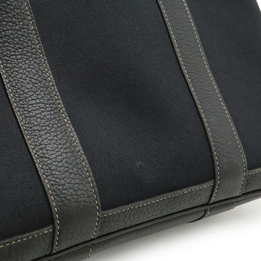 HERMES エルメス ガーデンパーティTPM トートバッグ ハンドバッグ 2WAY ショルダーバッグ トワルオフィシエ キャンバス レザー 黒 ブラック □I刻印 | HERMES | 07