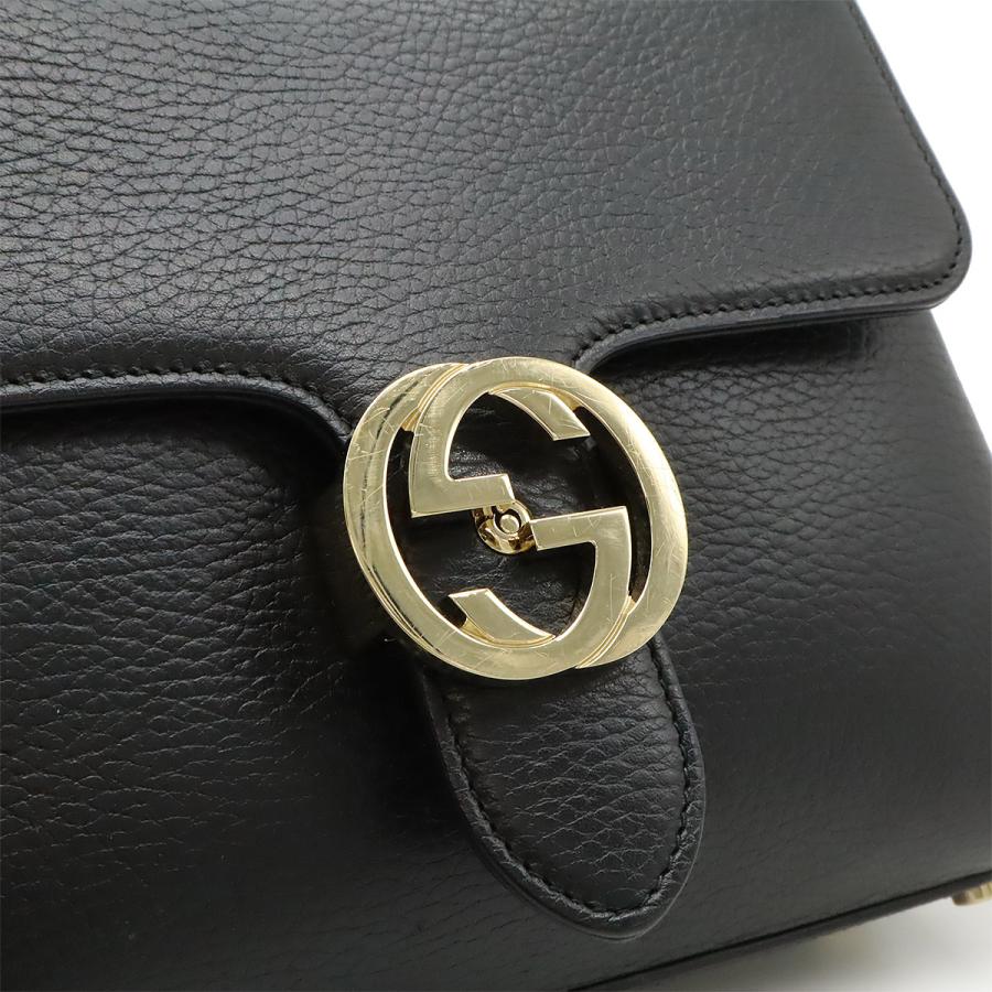 GUCCI（グッチ） インターロッキングG ハンドバッグ 2WAY チェーン