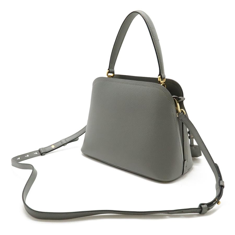 PRADA プラダ マチネ ハンドバッグ 2WAY ショルダーバッグ サフィアーノ レザー ARDESIA グレー ゴールド金具 1BA282 | PRADA | 01