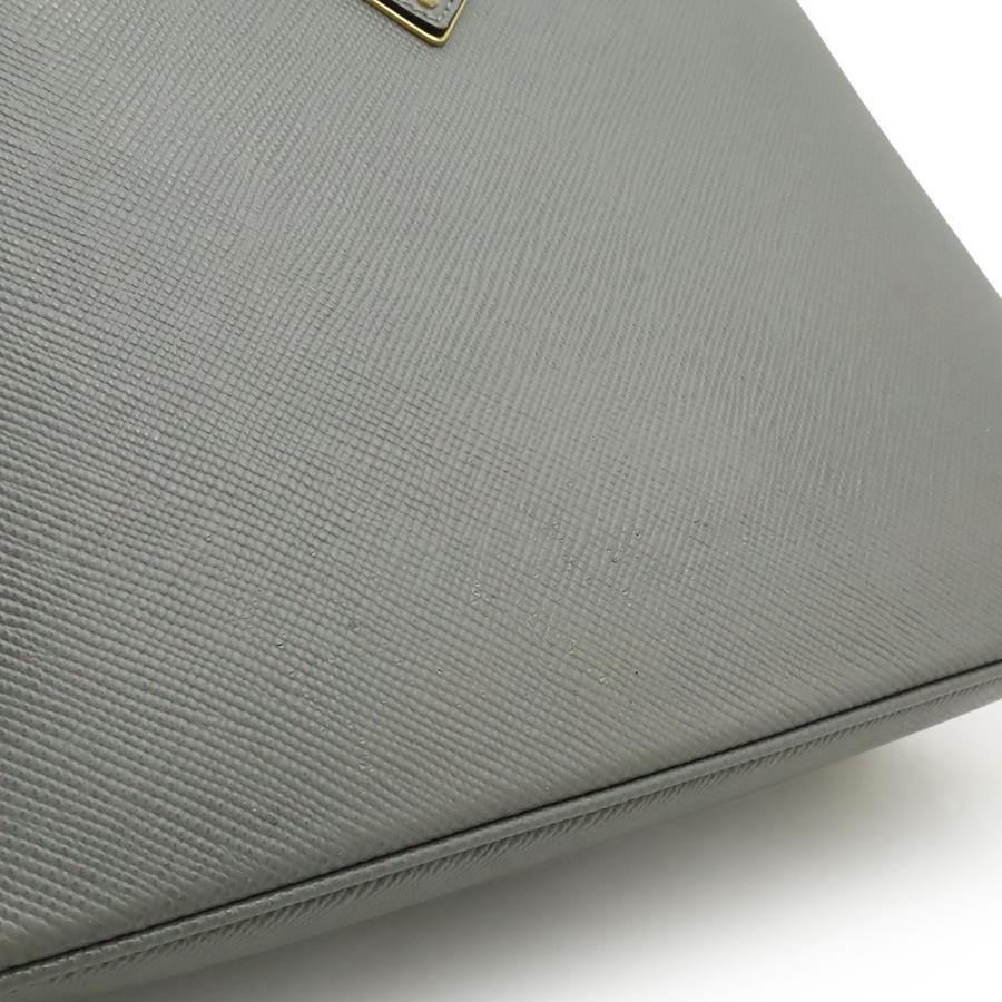 PRADA プラダ マチネ ハンドバッグ 2WAY ショルダーバッグ サフィアーノ レザー ARDESIA グレー ゴールド金具 1BA282 | PRADA | 06
