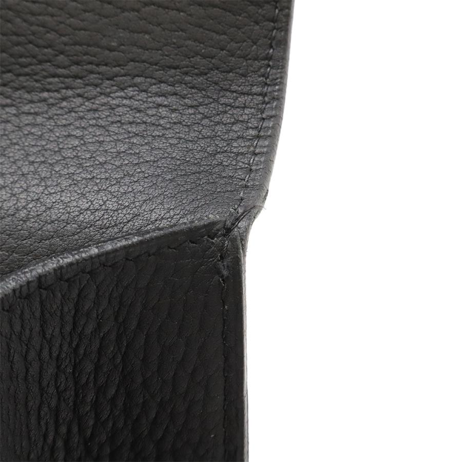 HERMES エルメス エトリヴィエール ドキュメント ビジネスバッグ ハンドバッグ フィヨルド ブラック 黒 シルバー金具 □H刻印 | HERMES | 08