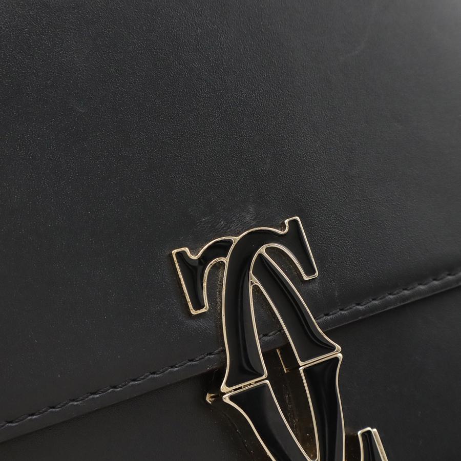 Cartier カルティエ C ドゥ カルティエ ショルダーバッグ ミニ ポシェット 斜め掛け カーフスキン ブラック 黒 CRL1002295 | Cartier | 03