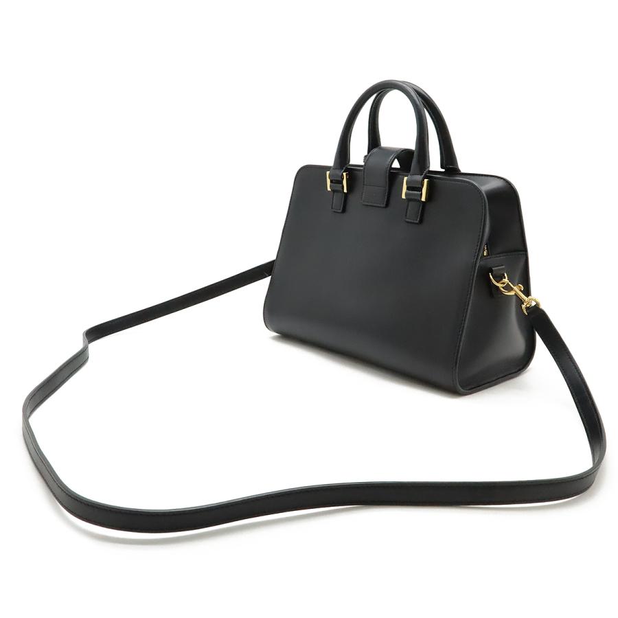 SAINT LAURENT PARIS サン ローラン パリ YSL イブサンローラン ベイビーカバス ハンドバッグ 2WAY ショルダーバッグ レザー ブラック 黒 |  | 01