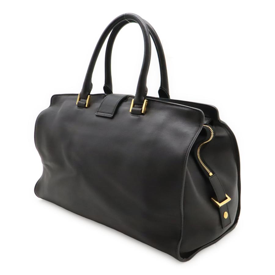 SAINT LAURENT PARIS サン ローラン パリ YSL イブサンローラン Yライン カバス クラシック ハンドバッグ レザー ブラック 黒 ゴールド金具 311208 SAINT LAURENT PARIS サン ローラン パリ YSL イブサンローラン Y