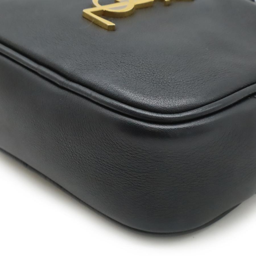 SAINT LAURENT PARIS サン ローラン パリ イブサンローラン ブロガー モノグラム タッセル ポシェット ショルダーバッグ レザー ブラック |  | 02