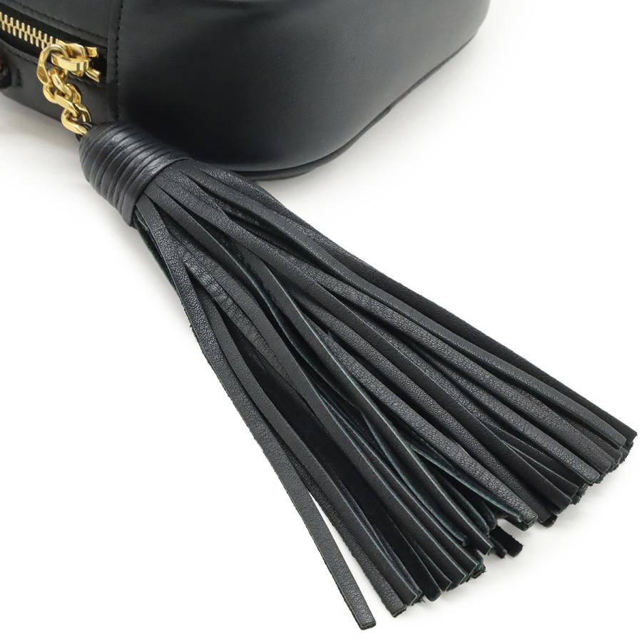 本物 サンローラン SAINT LAURENT ルー タッセル ドット チェーン ショルダーバッグ ポシェット レザー ピンク ブラック 612563 Lou バッグ 中古・ 楽天市場】本物 サンローラン SAINT LAURENT ルー タッセル ドット