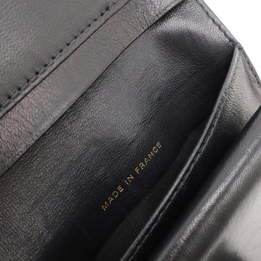 CHANEL シャネル ココマーク 2つ折財布 二つ折り財布 がま口財布 ガマ口 キャビアスキン レザー ブラック 黒 ゴールド金具 A13497 | CHANEL | 05