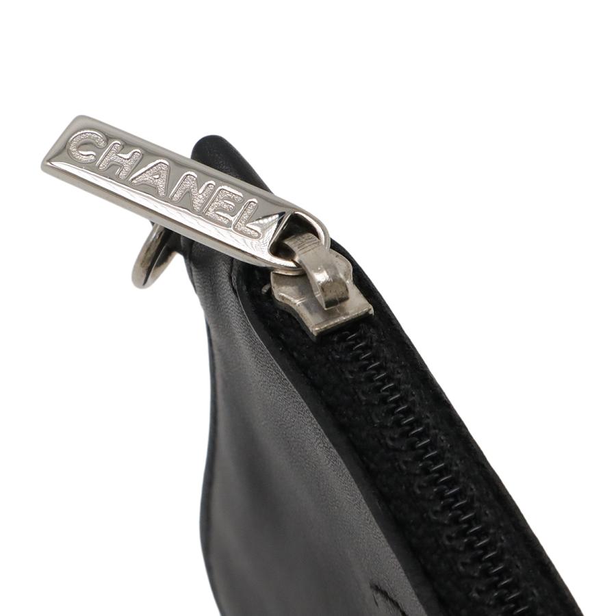 CHANEL シャネル ココマーク コインケース 小銭入れ コインパース レザー ブラック 黒 シルバー金具 A25183 | CHANEL | 03