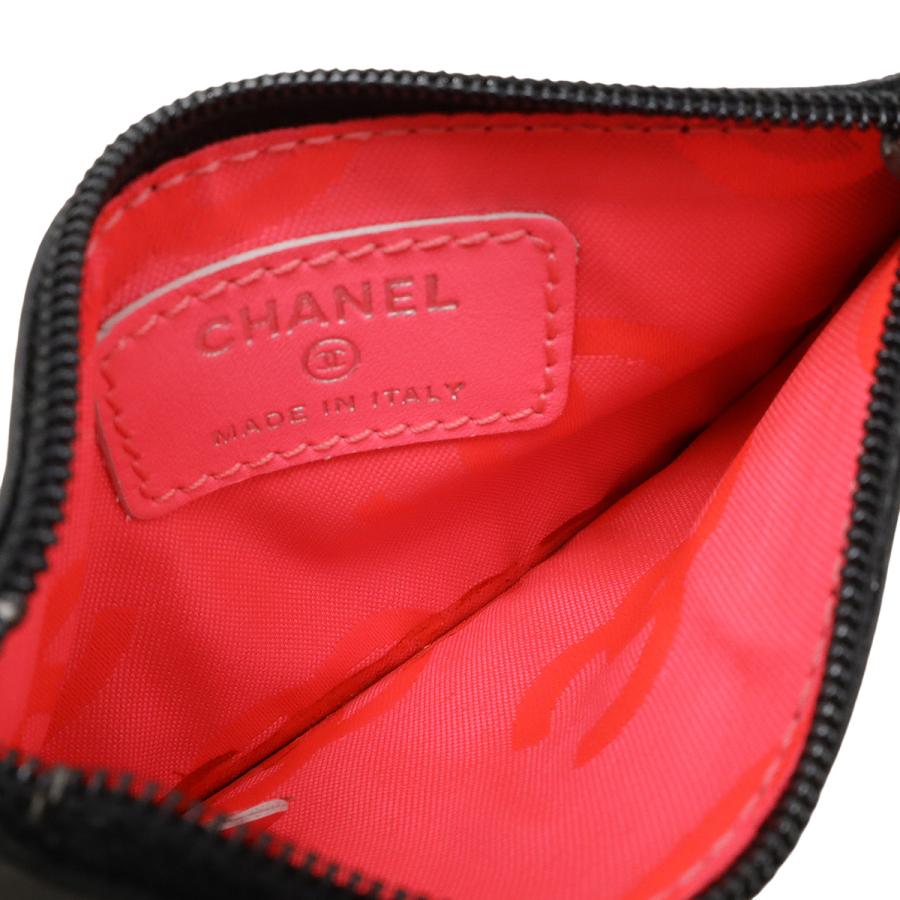CHANEL シャネル ココマーク コインケース 小銭入れ コインパース レザー ブラック 黒 シルバー金具 A25183 | CHANEL | 04