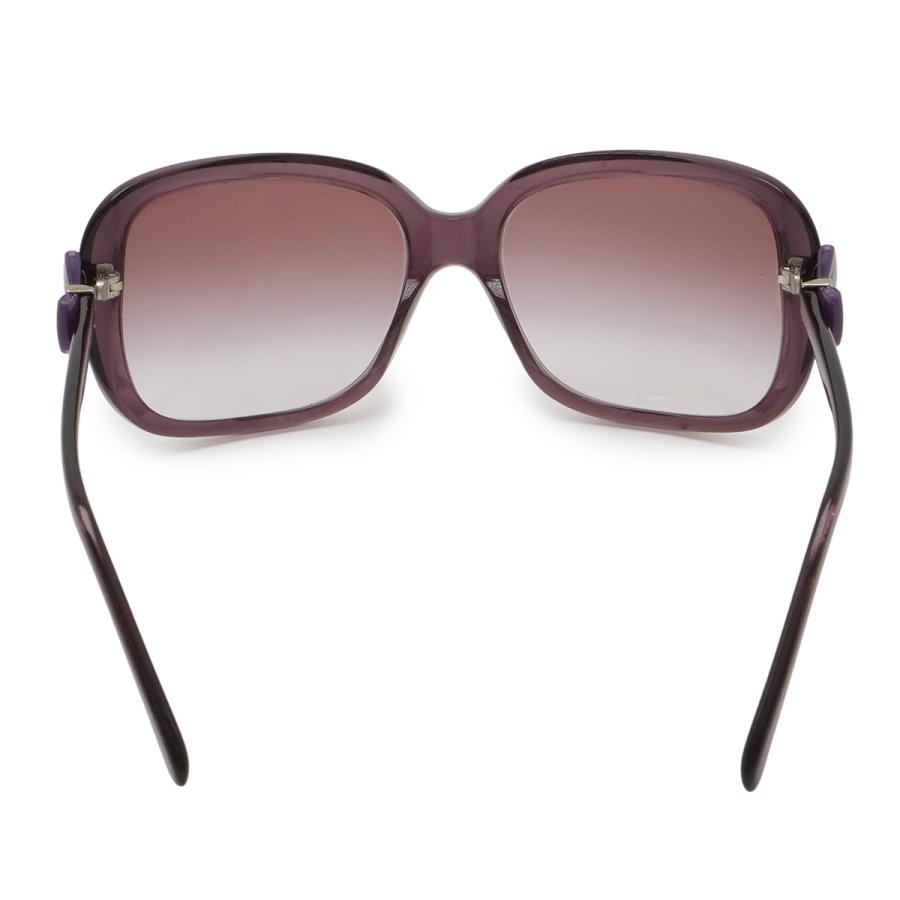 CHANEL シャネル リボン ココマーク サングラス アイウェア スクエアシェイプ パープルグラデーション クリアパープル 60□17 135 5171 | CHANEL | 02