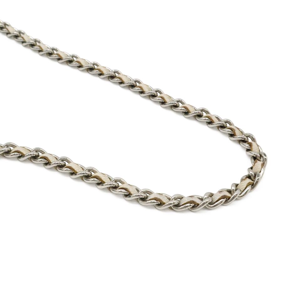 CHANEL シャネル チョコバー チェーンショルダー ショルダーバッグ ワンショルダー 肩掛け キャンバス レザー ブルー 青 アイボリー | CHANEL | 04