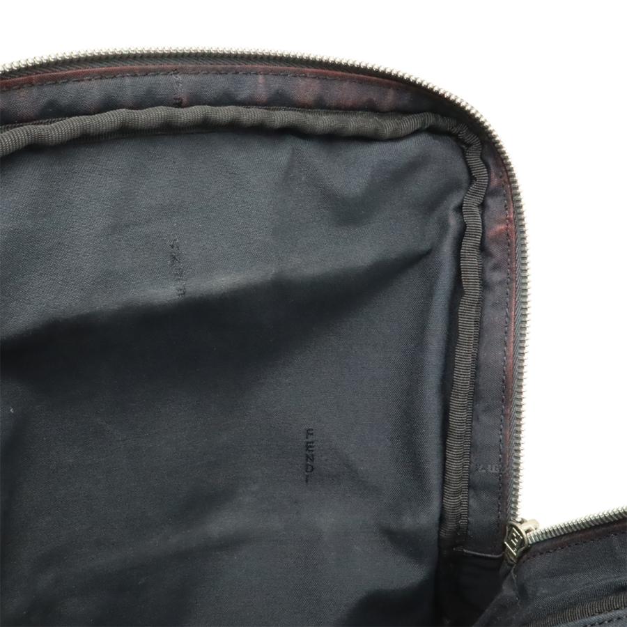 FENDI フェンディ セレリア FFロゴ バックパック リュックサック レザー グレー ブラック 黒 シルバー金具 7VZ047 | FENDI | 06