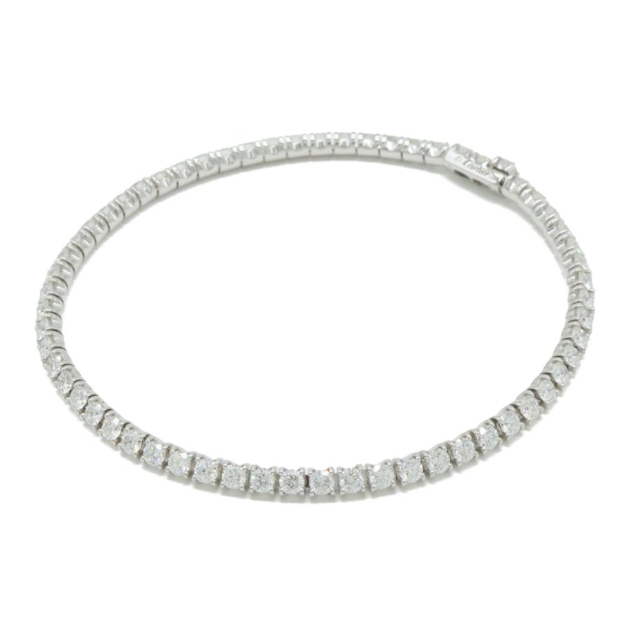 Cartier カルティエ エッセンシャル ライン ブレスレット K18WG Au750 ホワイトゴールド ダイヤモンド 61PD D3.34ct | Cartier
