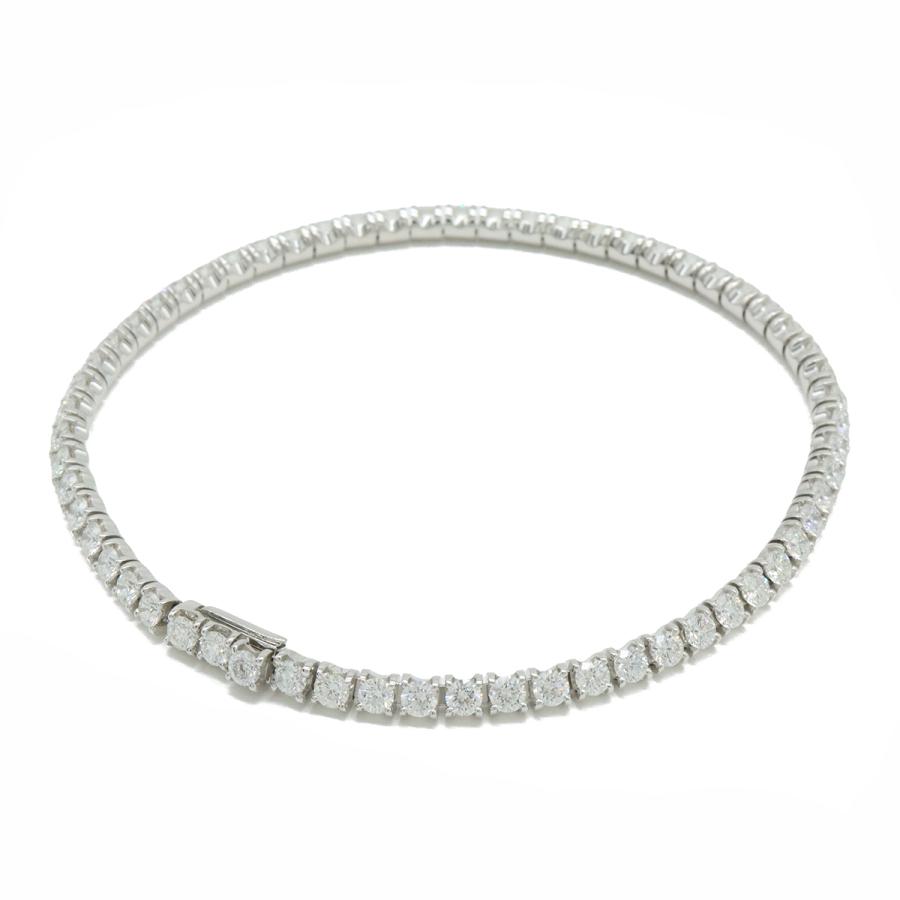 Cartier カルティエ エッセンシャル ライン ブレスレット K18WG Au750 ホワイトゴールド ダイヤモンド 61PD D3.34ct | Cartier | 01