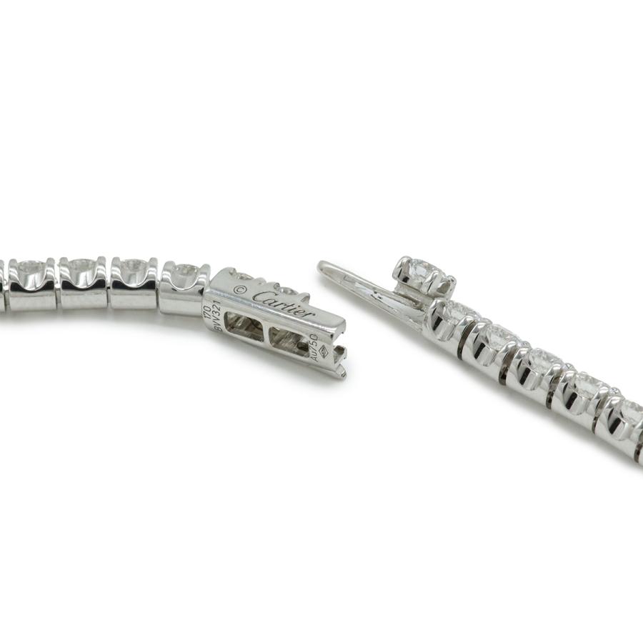 Cartier カルティエ エッセンシャル ライン ブレスレット K18WG Au750 ホワイトゴールド ダイヤモンド 61PD D3.34ct | Cartier | 04