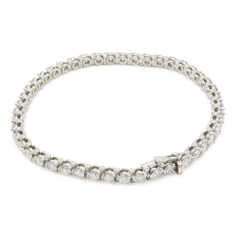 Cartier カルティエ テニス ブレスレット フルダイヤモンド Pt950 プラチナ シルバー 46PD 約4.3ct | Cartier | 01