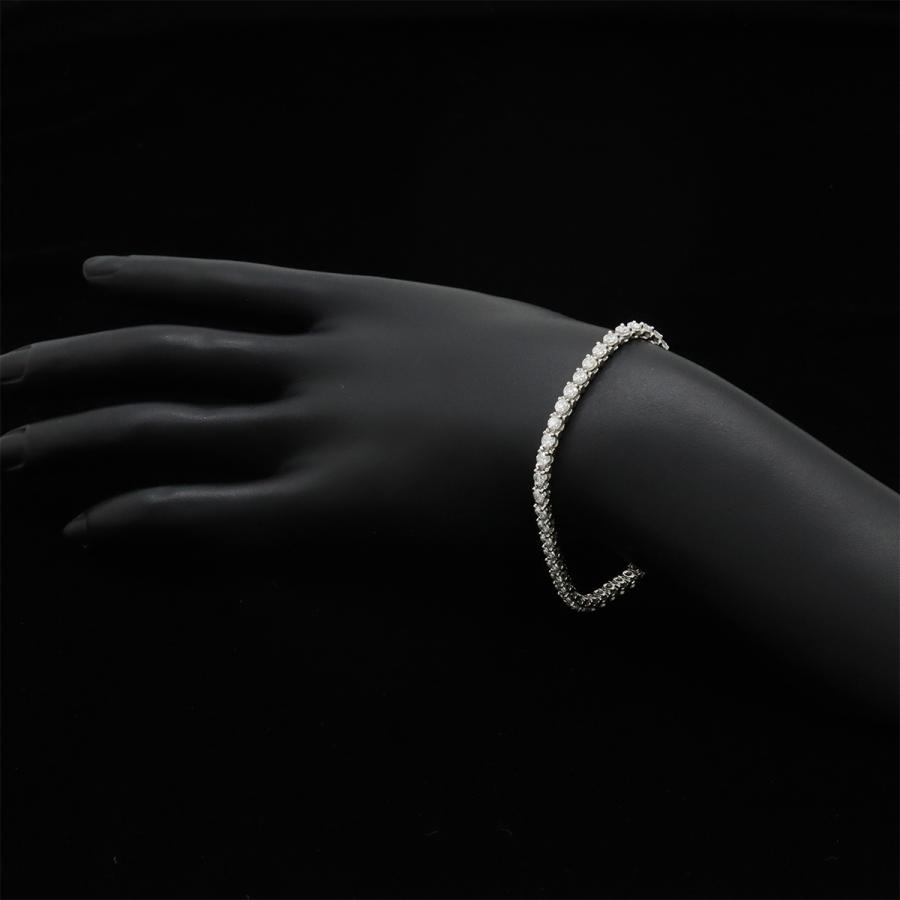 Cartier カルティエ テニス ブレスレット フルダイヤモンド Pt950 プラチナ シルバー 46PD 約4.3ct | Cartier | 05