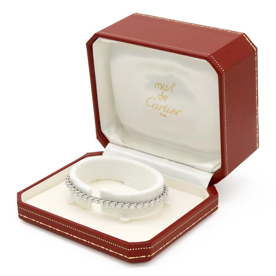 Cartier カルティエ テニス ブレスレット フルダイヤモンド Pt950 プラチナ シルバー 46PD 約4.3ct | Cartier | 06