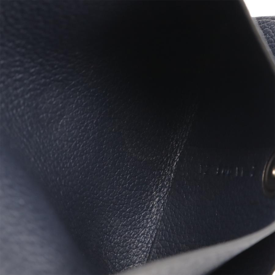 HERMES エルメス バスティア コインケース 小銭入れ コインパース ヴォーエプソン レザー ブルーニュイ 濃紺 ネイビー シルバー金具 | HERMES | 04