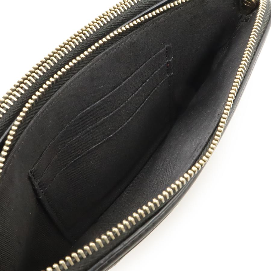 CHANEL シャネル CCフィリグリー チェーンウォレット ショルダーバッグ ポシェット 2WAY クラッチ キャビアスキン ブラック 黒 | CHANEL | 06