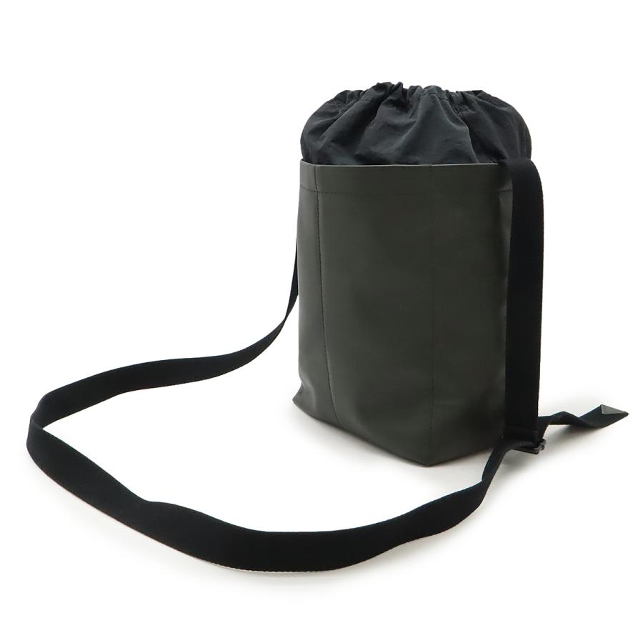 BOTTEGA VENETA ボッテガ ヴェネタ ボッテガベネタ ドローストリングバッグ ショルダーバッグ 巾着 斜め掛け カーキ ブラック 黒 639356 | BOTTEGA VENETA | 01