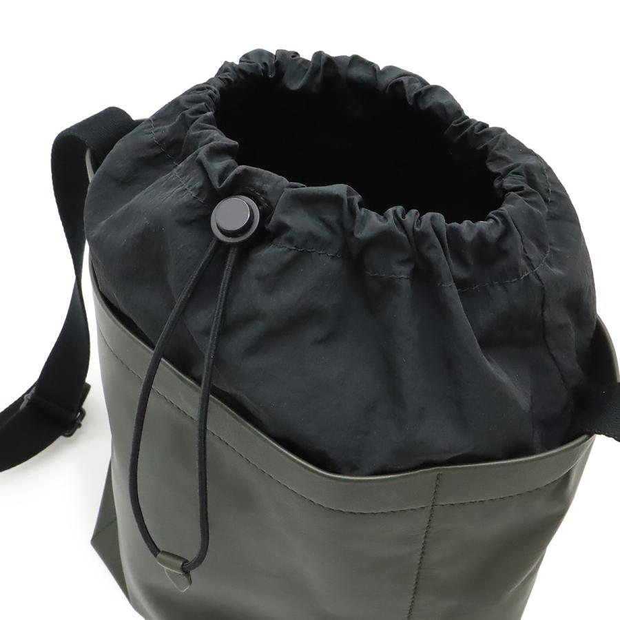 BOTTEGA VENETA ボッテガ ヴェネタ ボッテガベネタ ドローストリングバッグ ショルダーバッグ 巾着 斜め掛け カーキ ブラック 黒 639356 | BOTTEGA VENETA | 03